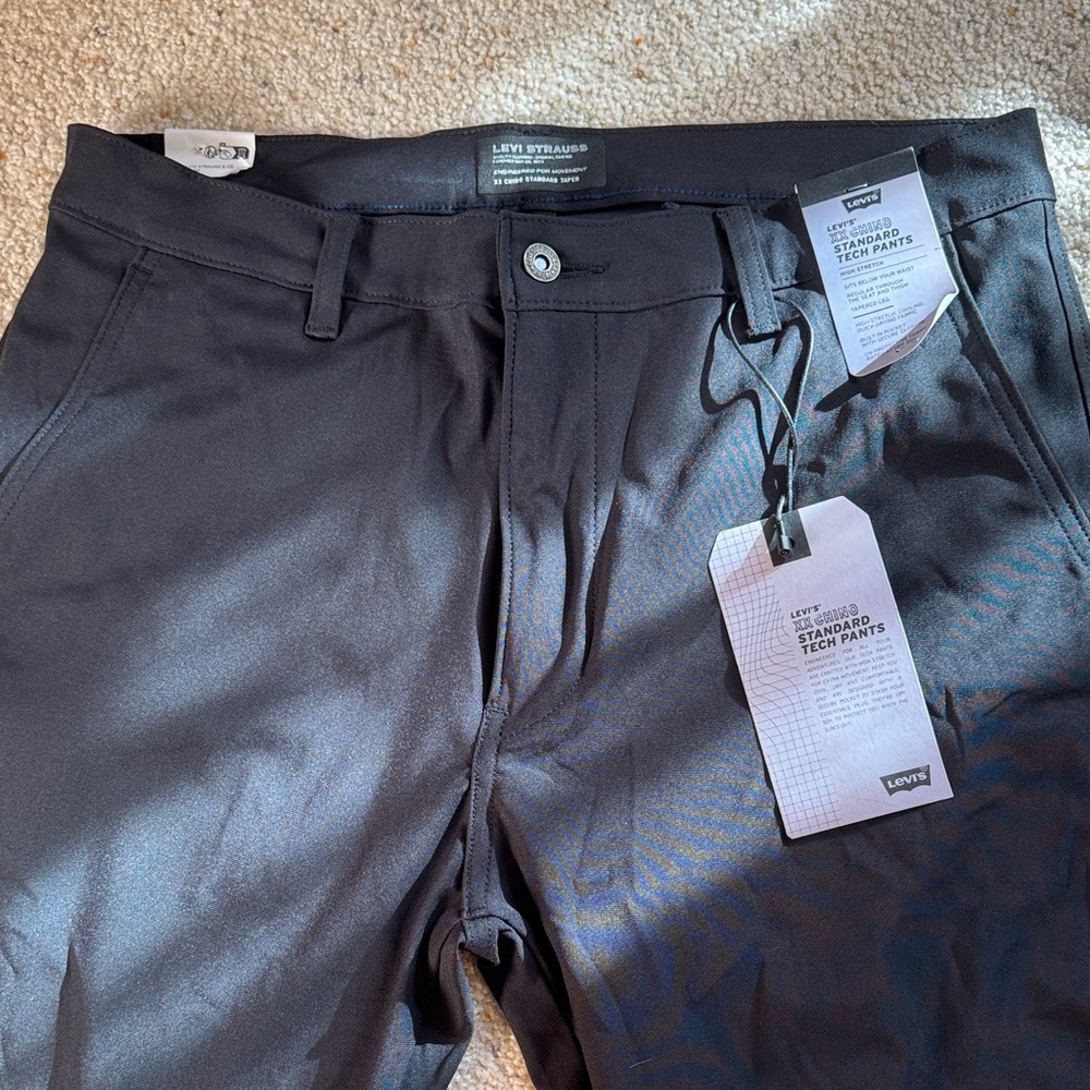 Levi's Black Chino Tech Pants